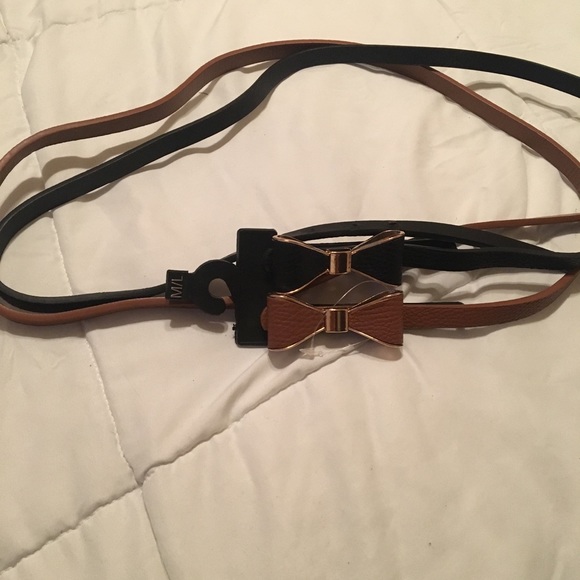 3 Bow Thin Belts - Picture 2 of 4